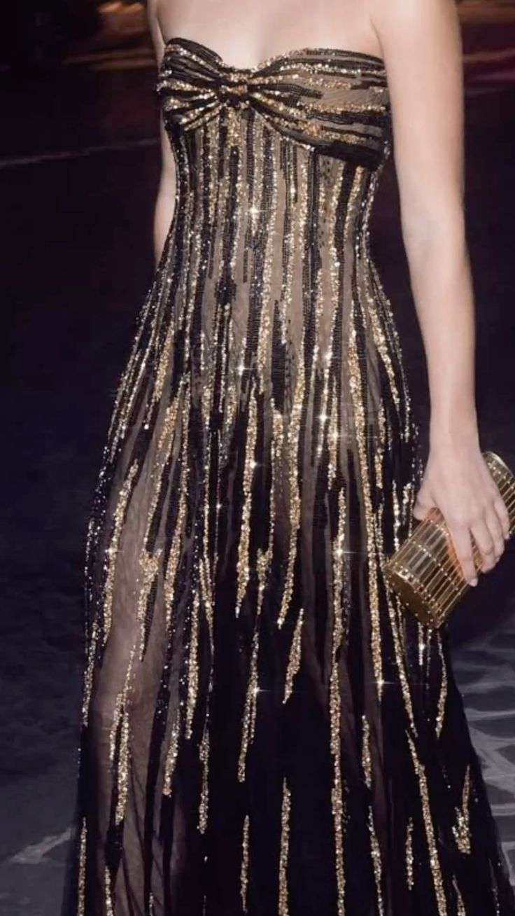 Sweetheart Gold Lace Black Prom Dress Evening Dress 21st Birthday Outfit - Fashionpara