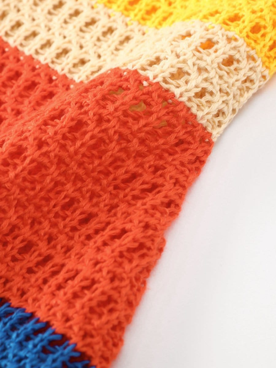 Knitted Sleeveless Mini