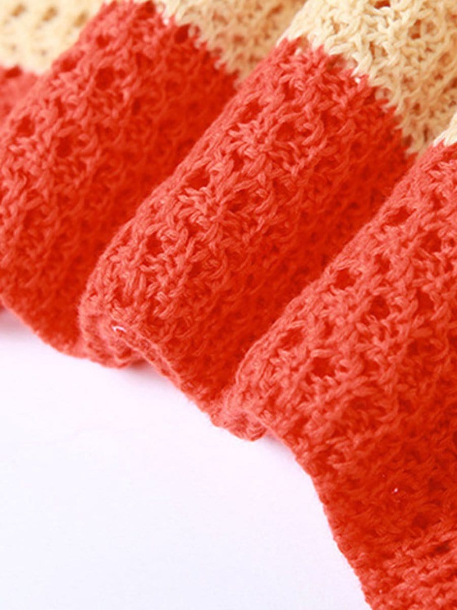 Knitted Sleeveless Mini