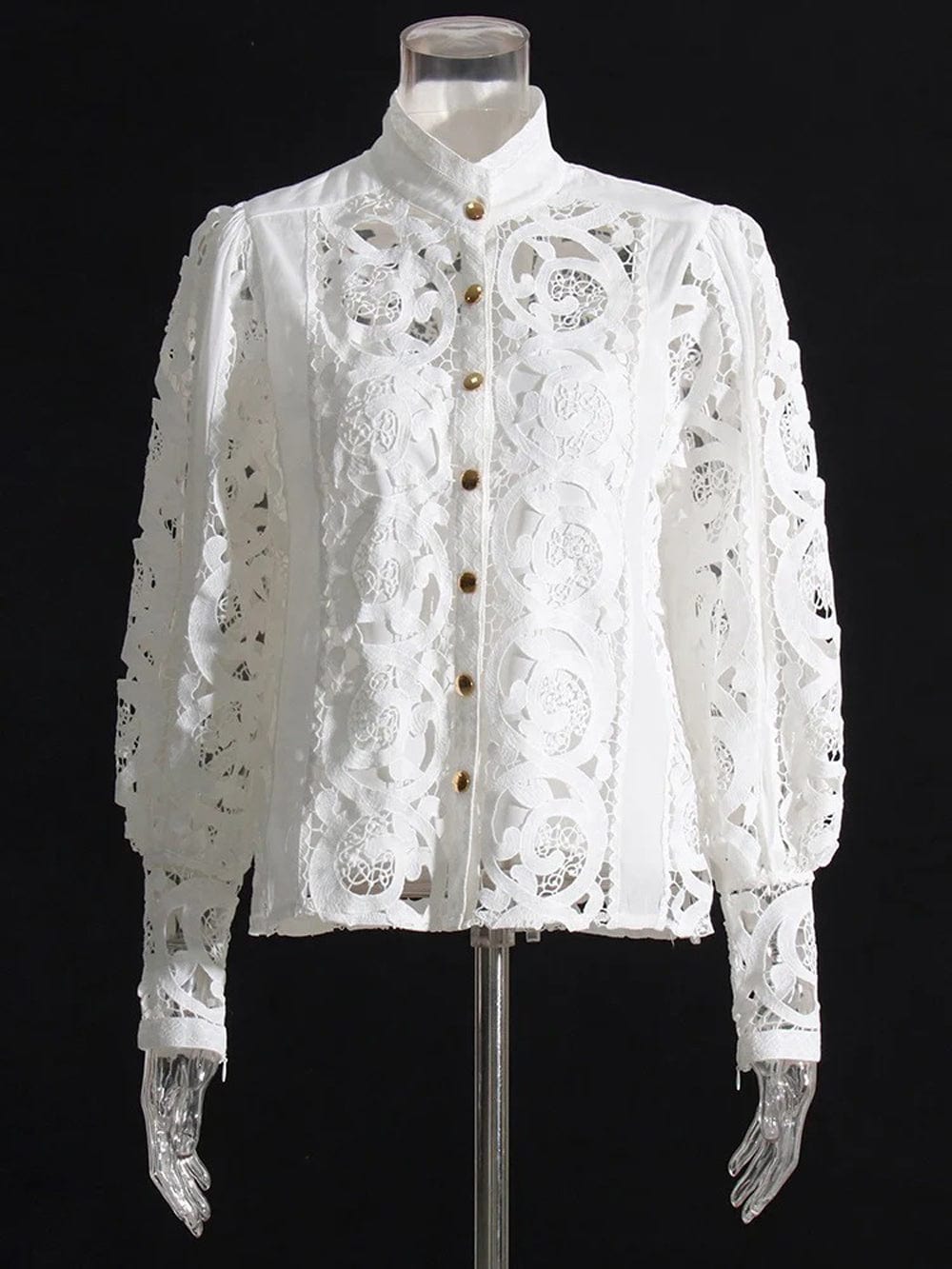 Hollow Out Shirt - Fashionpara