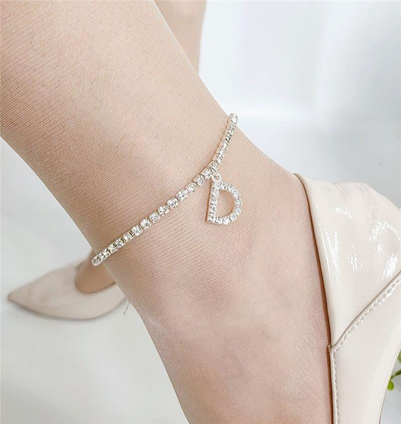 KittenAlarm - Belle Letter Print Anklet