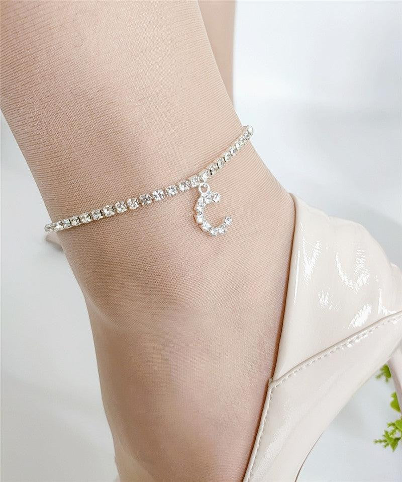 KittenAlarm - Belle Letter Print Anklet
