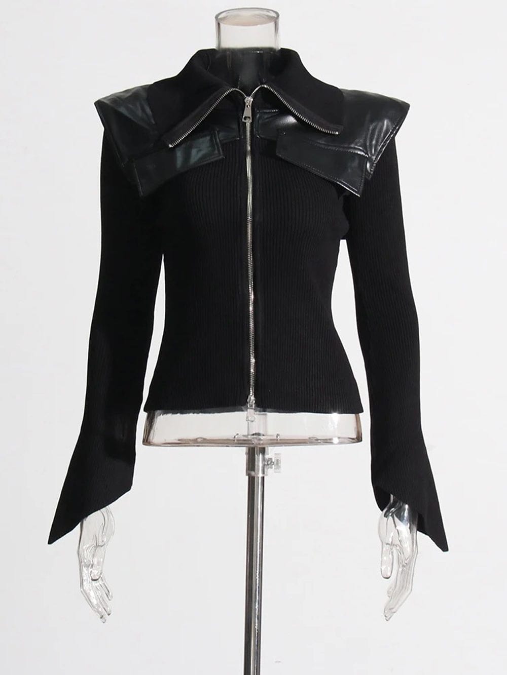 Leather Casual Coat - Fashionpara