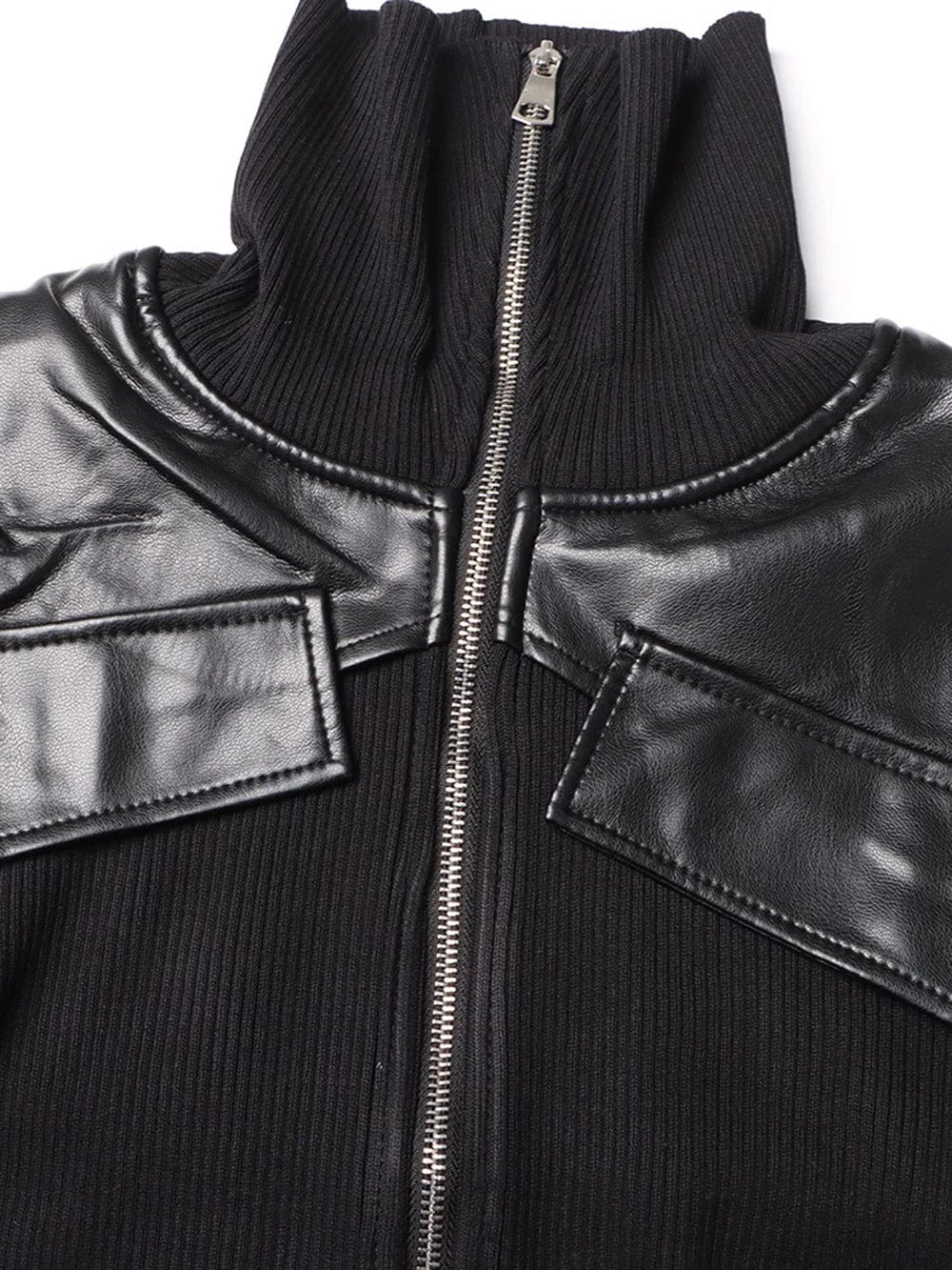 Leather Casual Coat - Fashionpara