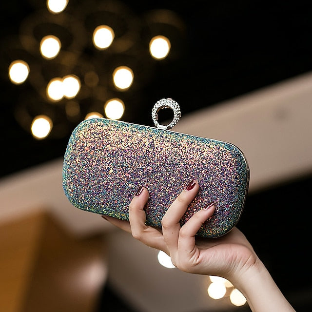 Wristlet Leather PU Bags Clutch Evening Bag