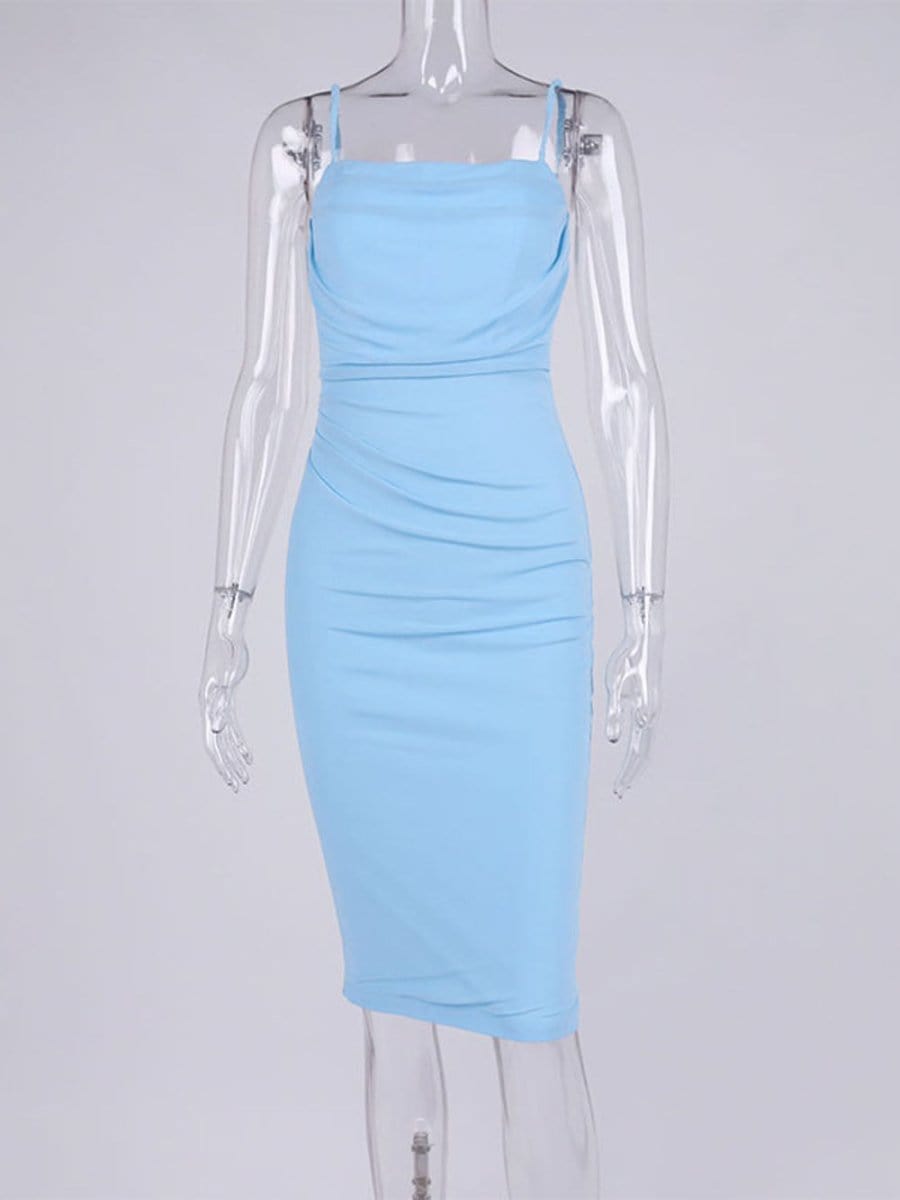 Bodycon Midi Dress - Fashionpara