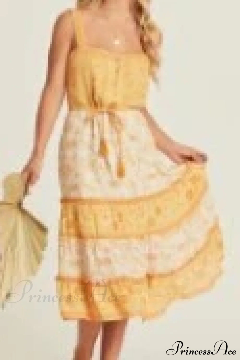 Boho Sundress Sexy Sleeveless Strap Rayon Floral Beach Dress