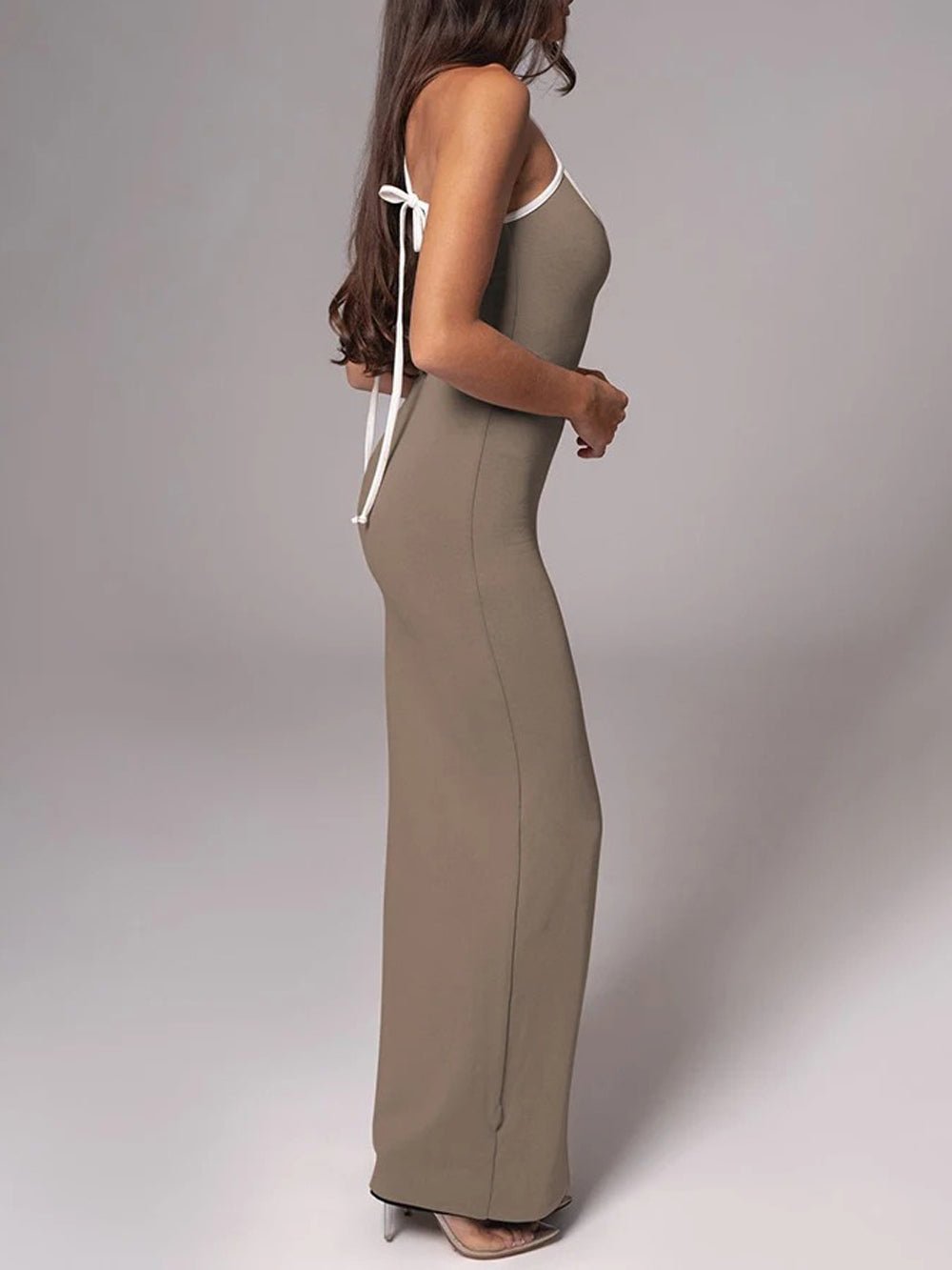 Backless Bodycon Maxi - Fashionpara
