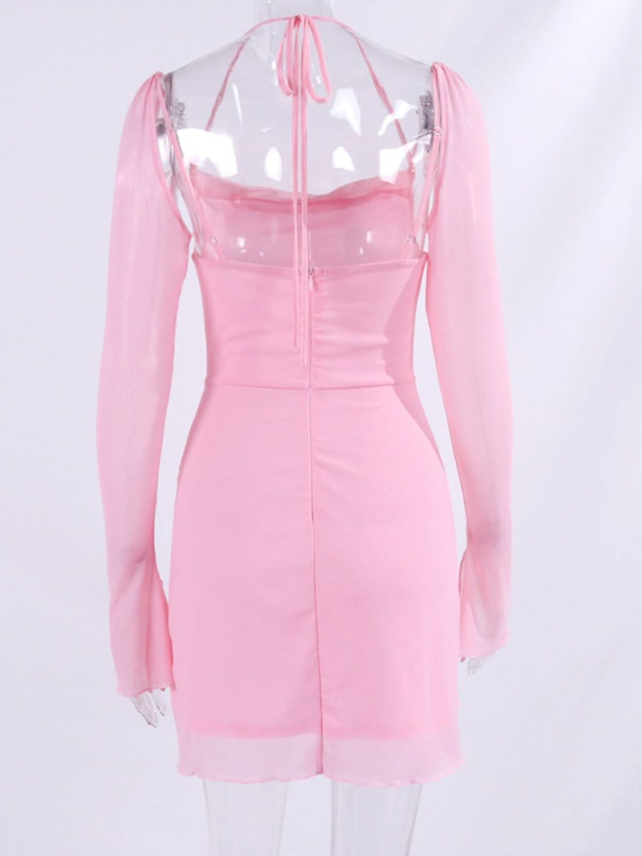 Backless Mini Dress - Fashionpara