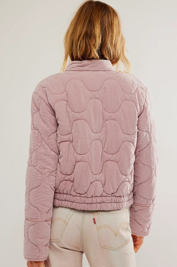 Vintage Urban Casual Quilted Stand-Collar Coat for Style