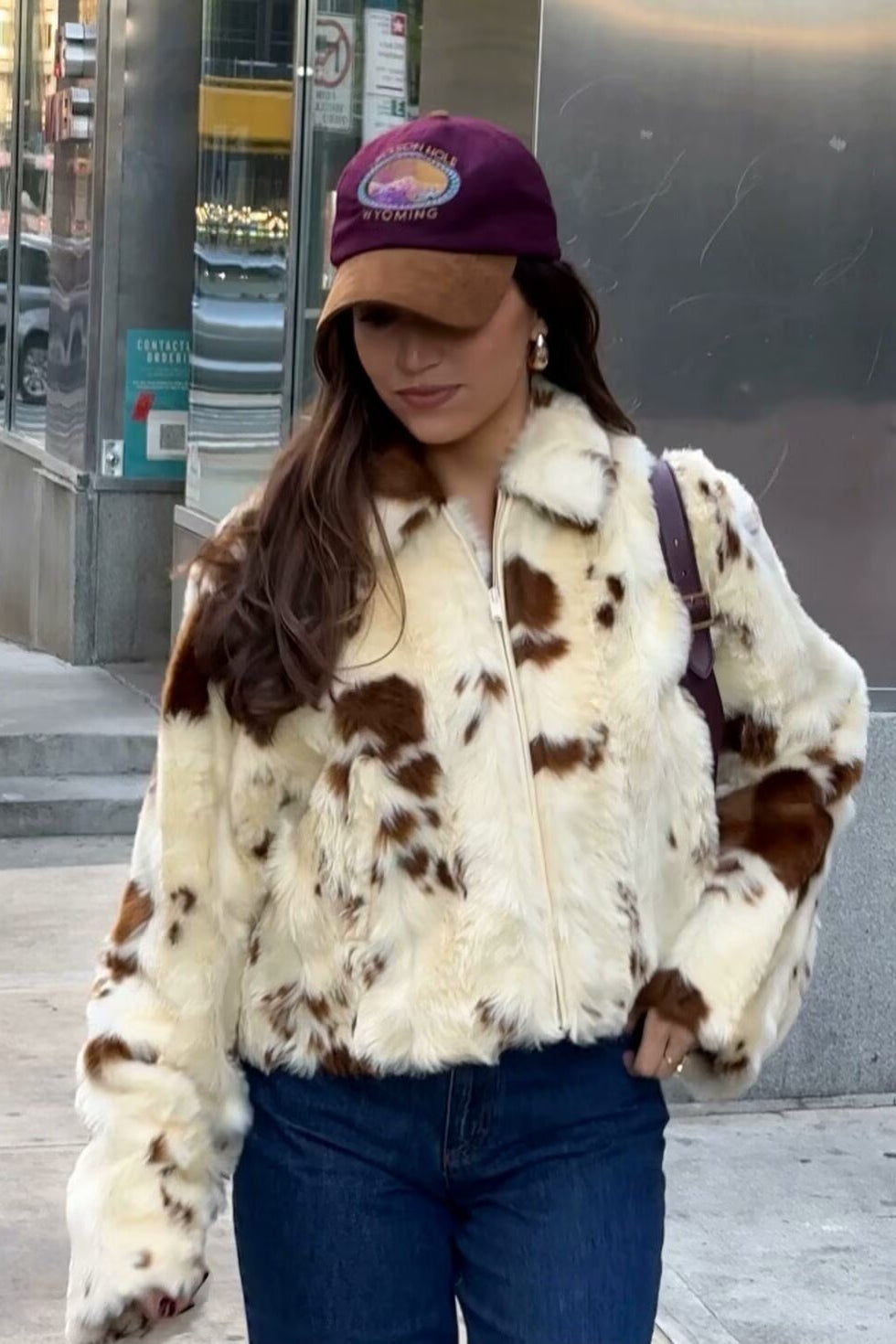 Chic Leopard Print Faux Fur Coat for Stylish Warmth