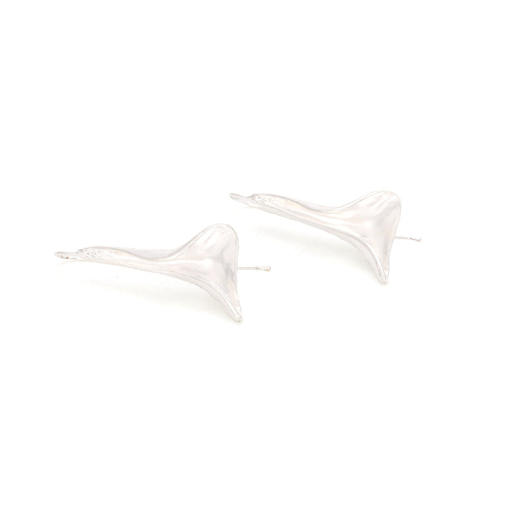 Flaxmaker Vintage Leaf Earrings