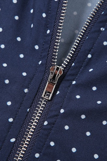 Polka Dot Halter Vest Two Pieces Set - Fashionpara