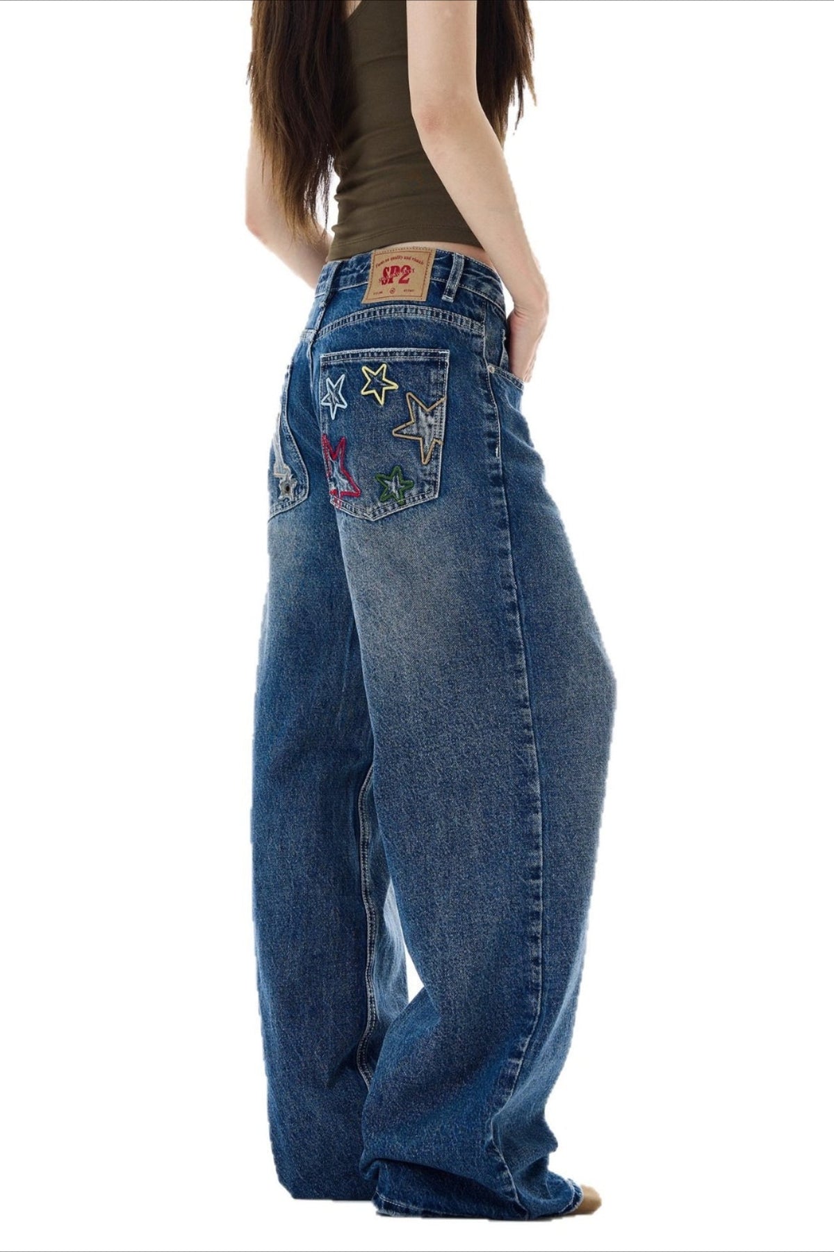 Street Style Straight Jeans
