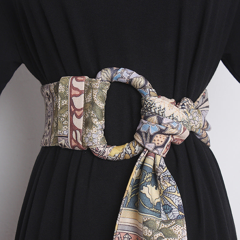 Simple Blossom Printed Belt