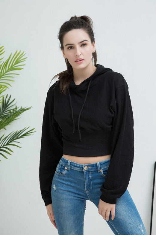 High Waist Loose Fit Hoodie