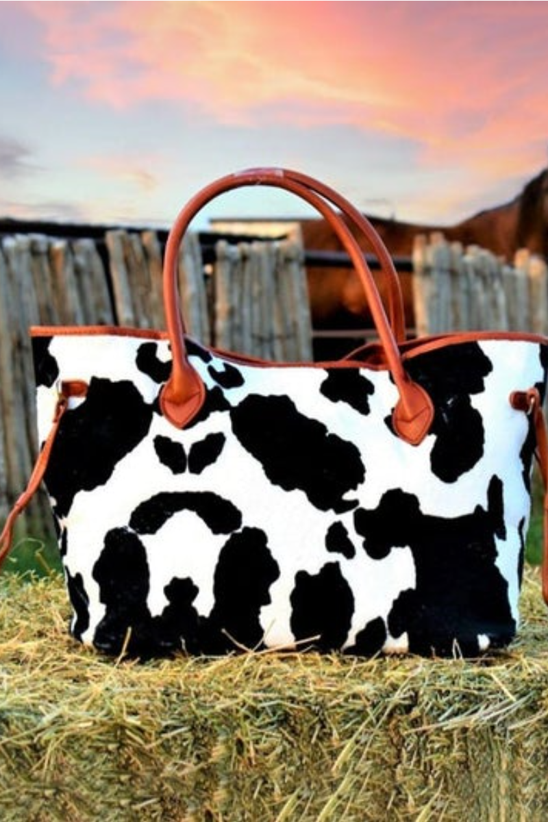 Over The Moon Cow Bag - Fashionpara