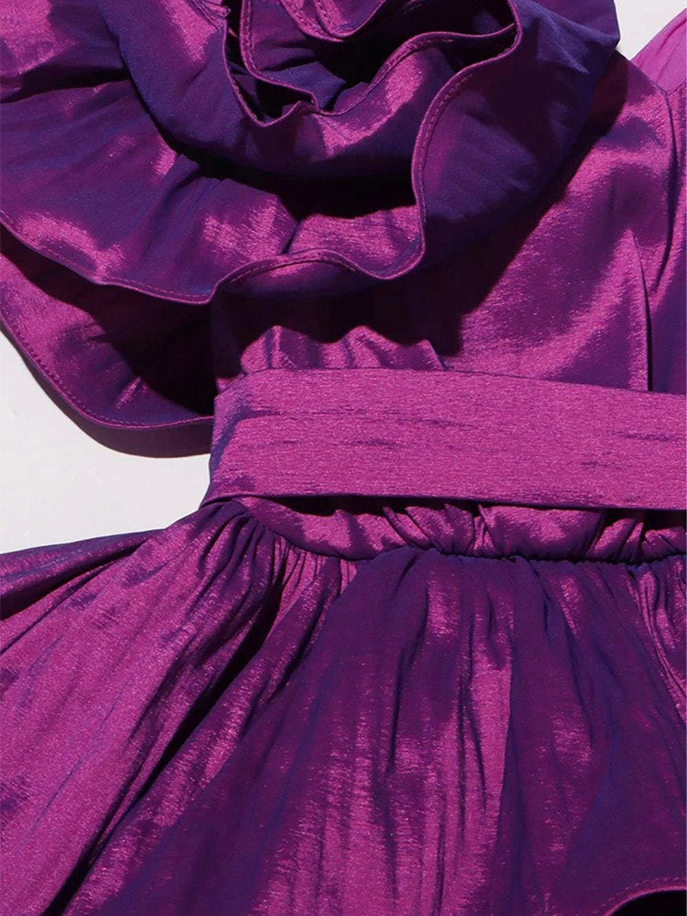 Appliques Ruffled Mini - Fashionpara