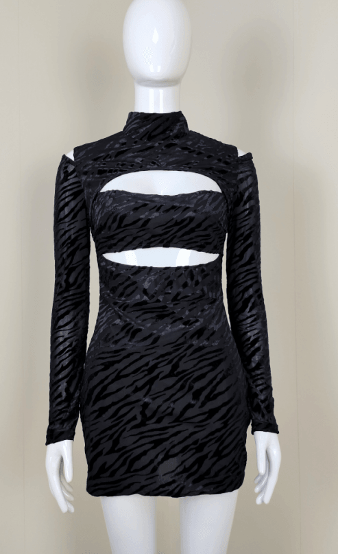 KittenAlarm - Cait Cut Out Mini Dress