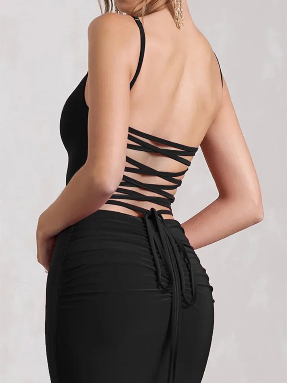 Off Shoulder Backless - Fashionpara