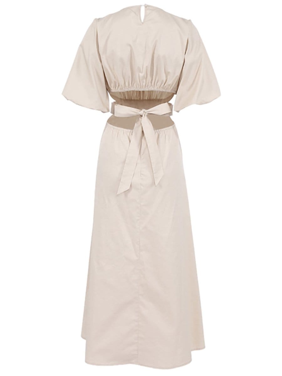 Hollow Out Midi - Fashionpara