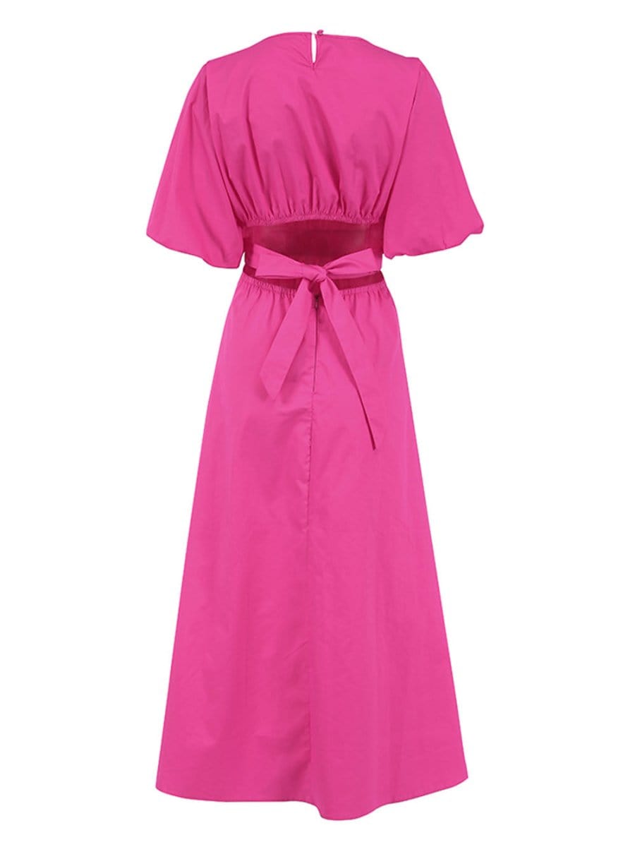 Hollow Out Midi - Fashionpara