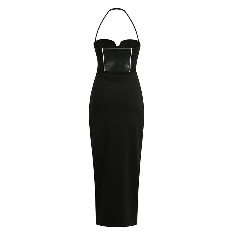 KittenAlarm - Calissa Halter Neck Underwire Maxi Dress
