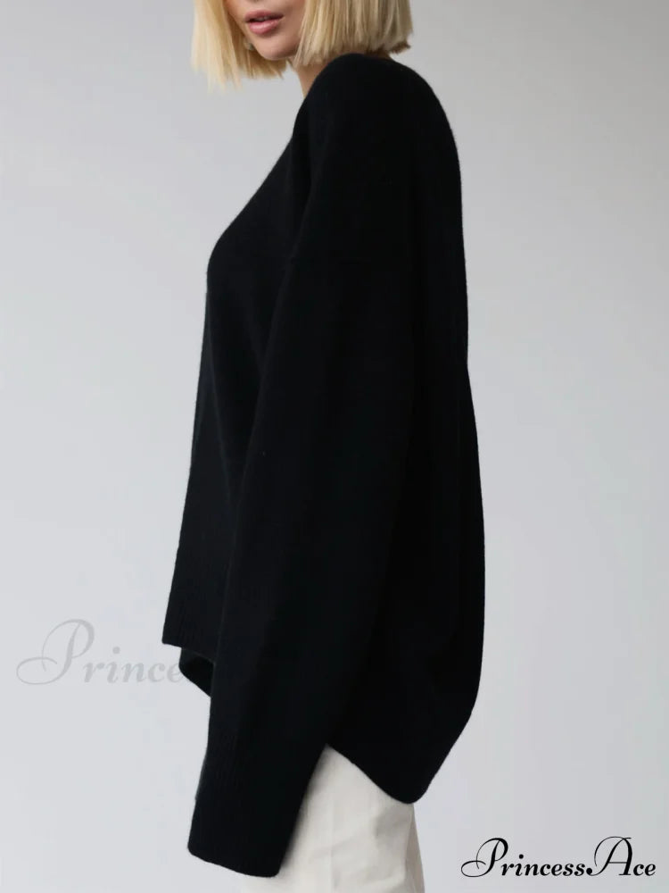 Candyfloss Oversized Graceful Pullover Sweater