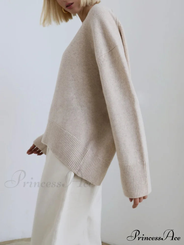 Candyfloss Oversized Graceful Pullover Sweater