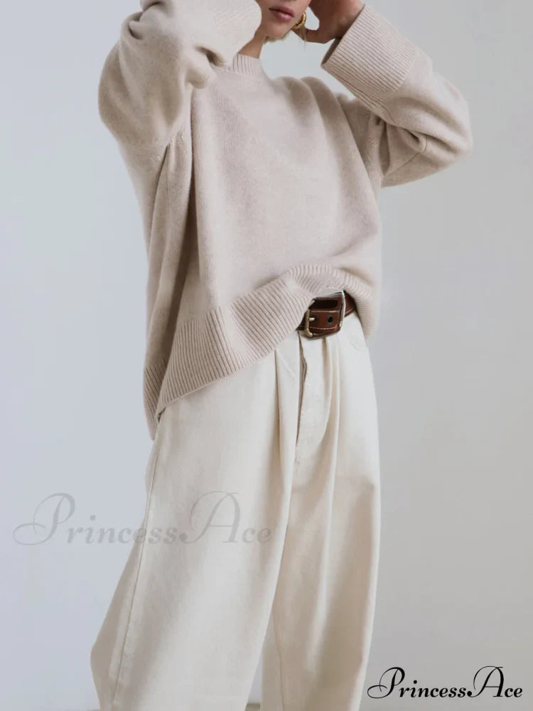 Candyfloss Oversized Graceful Pullover Sweater