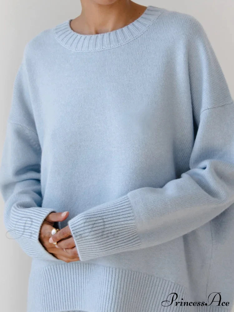 Candyfloss Oversized Graceful Pullover Sweater