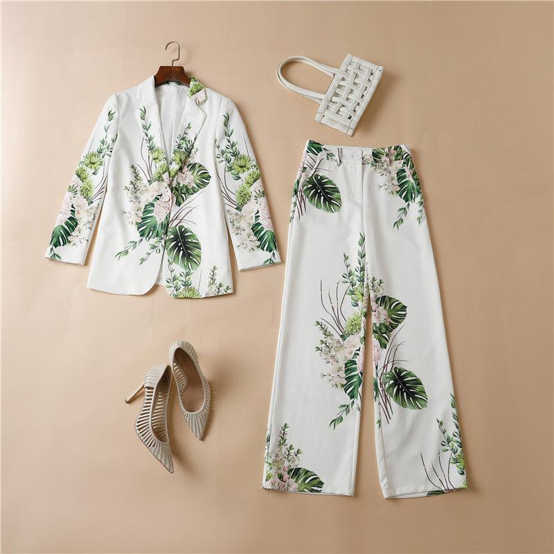 KittenAlarm - Cassandre Printed Pants Set