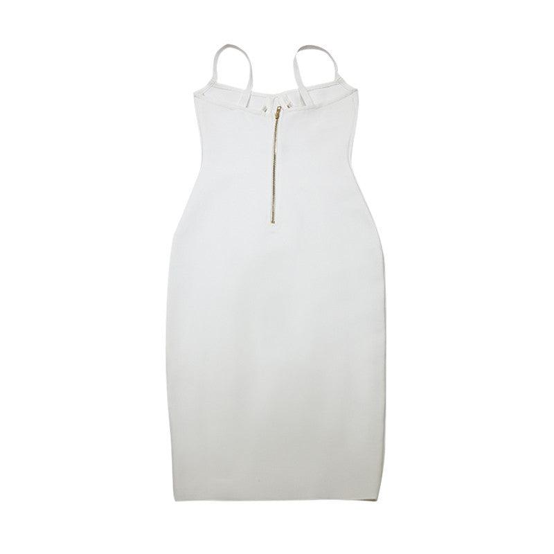 Sweetheart Sleeveless Bandage Bodycon Midi Dress