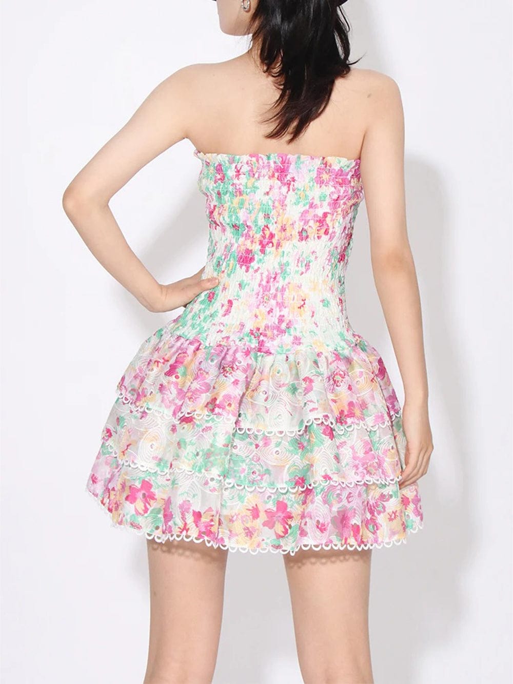 Strapless Mini Dress - Fashionpara