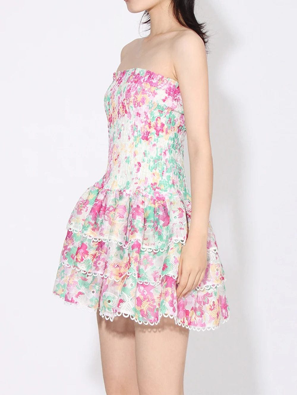 Strapless Mini Dress - Fashionpara