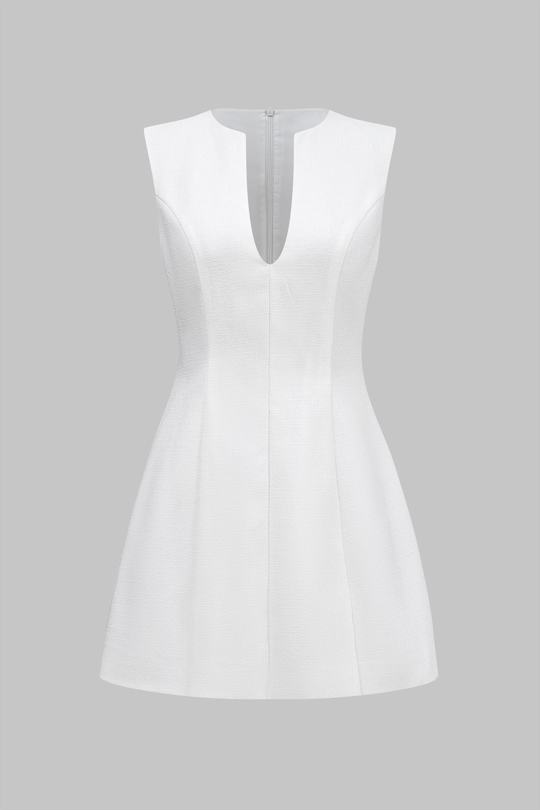 V-Neck Sleeveless Mini Dress