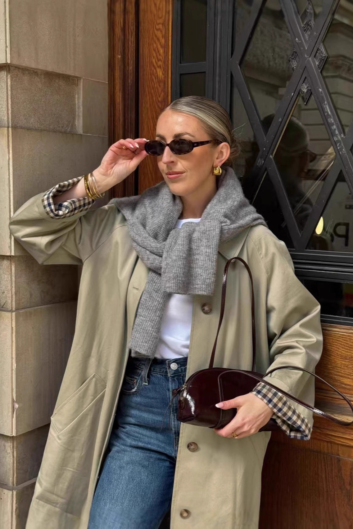 Petite Mid Length Minimalist Relaxed Stylish Overcoat - Fashionpara