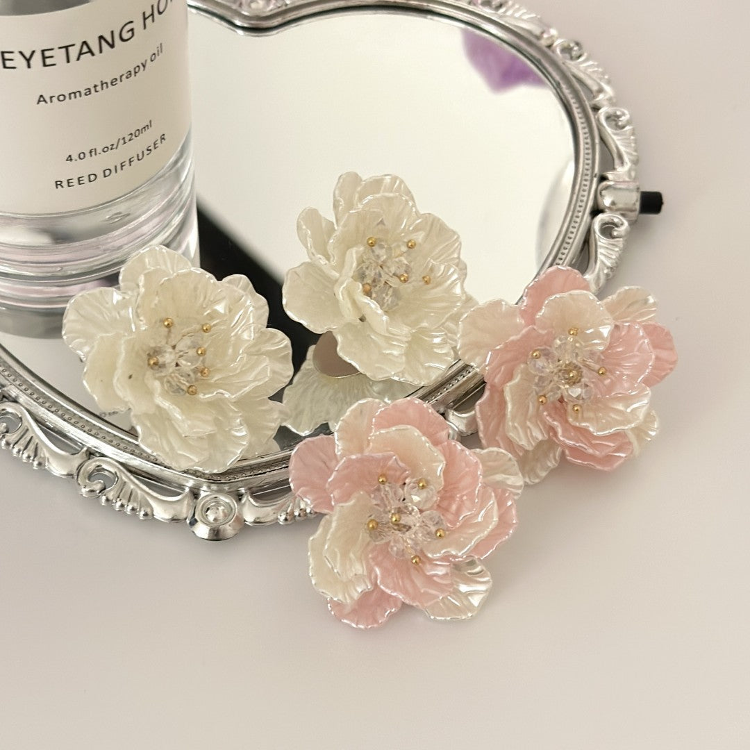 3D Flower Earrings
