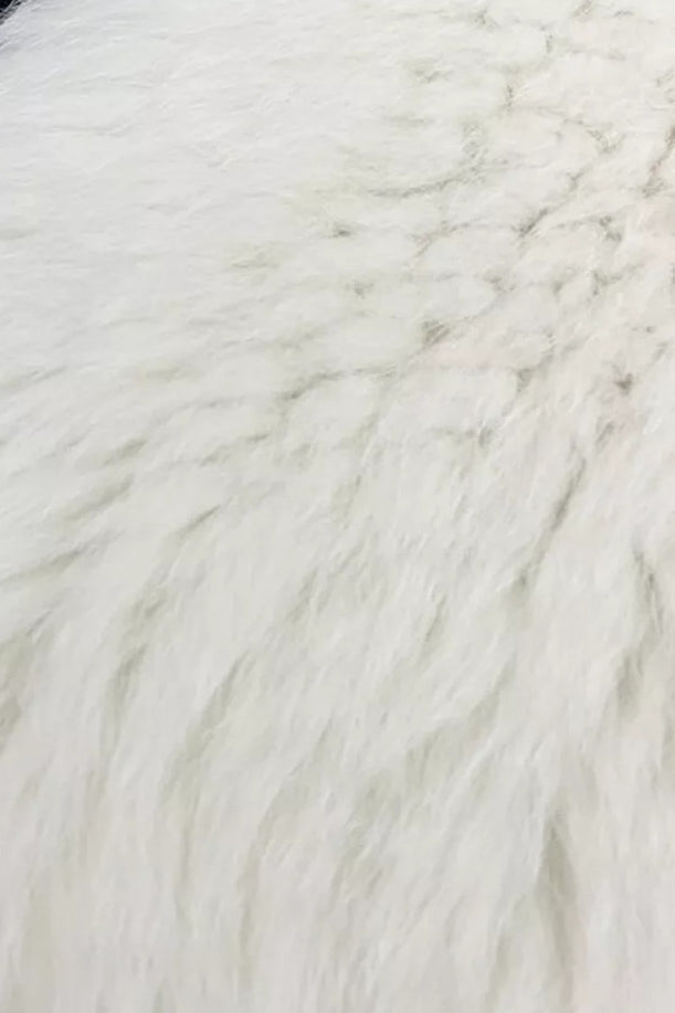 Oversized Hooded Shaggy Faux Fur Coat