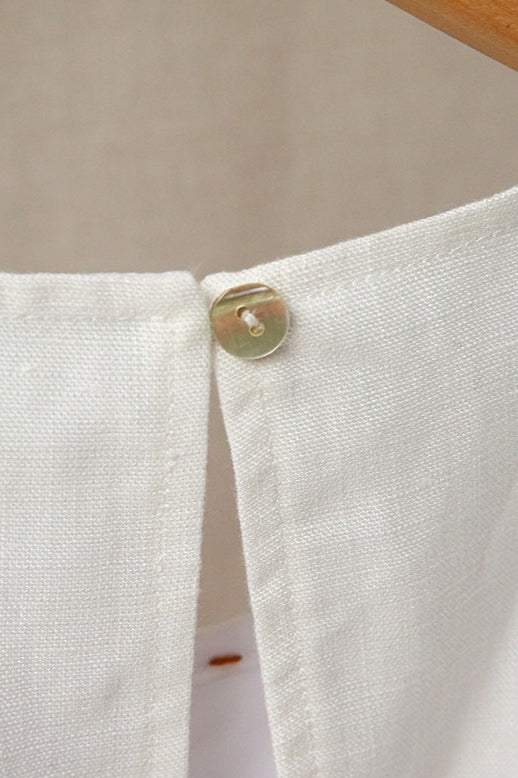 Elegant Tencel Linen Midi Dress