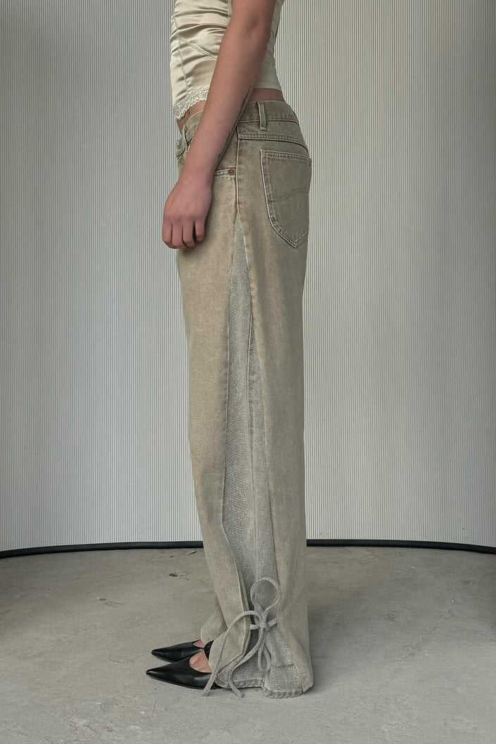 Vintage High-Waist Straight-Leg Jeans