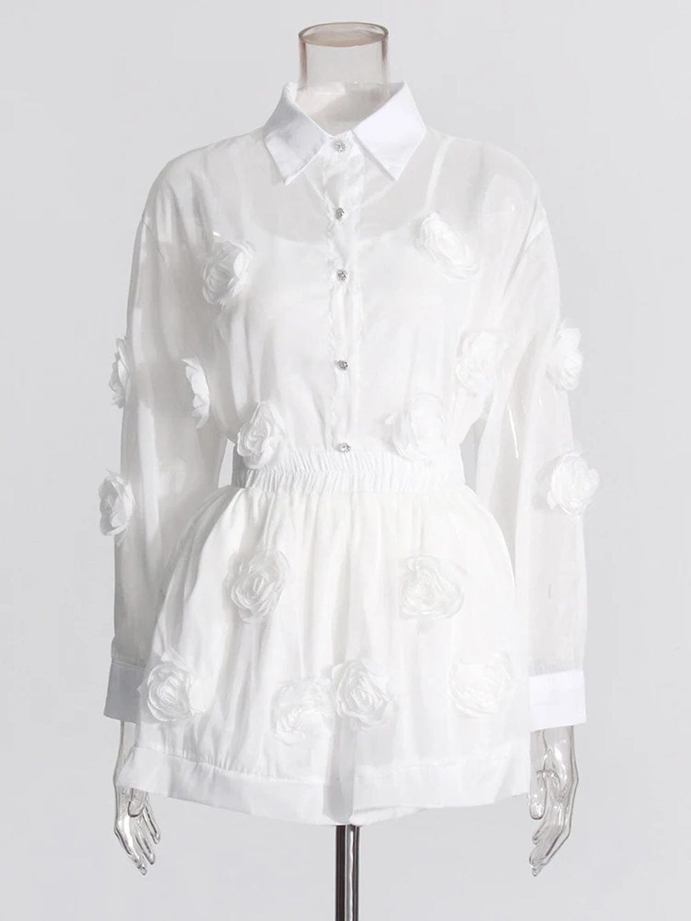 Appliques Button Pant - Fashionpara