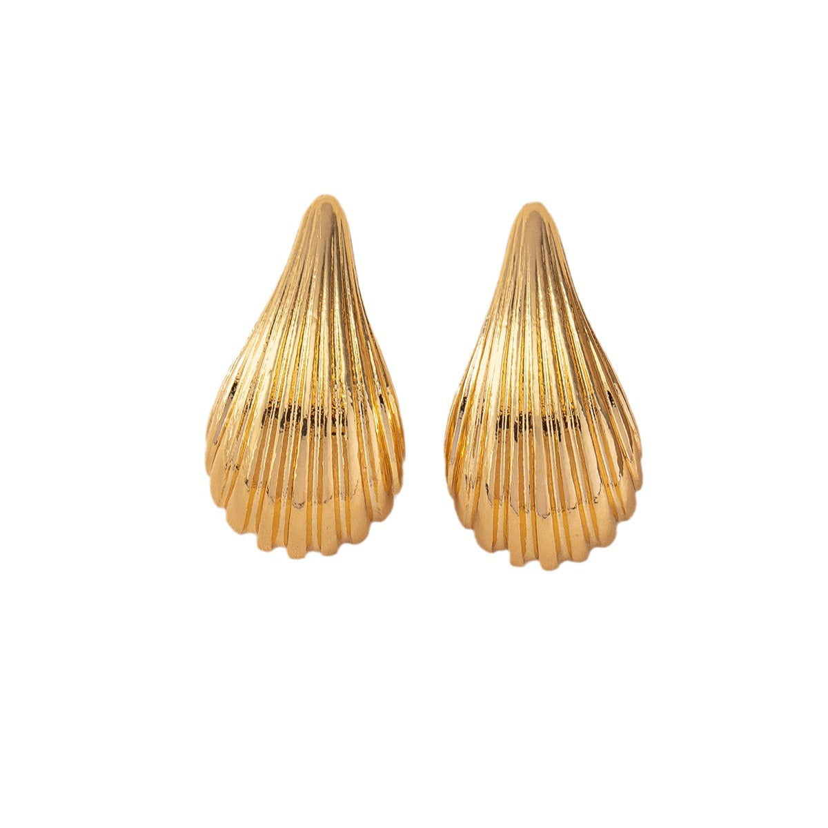 Striped Drop Earrings