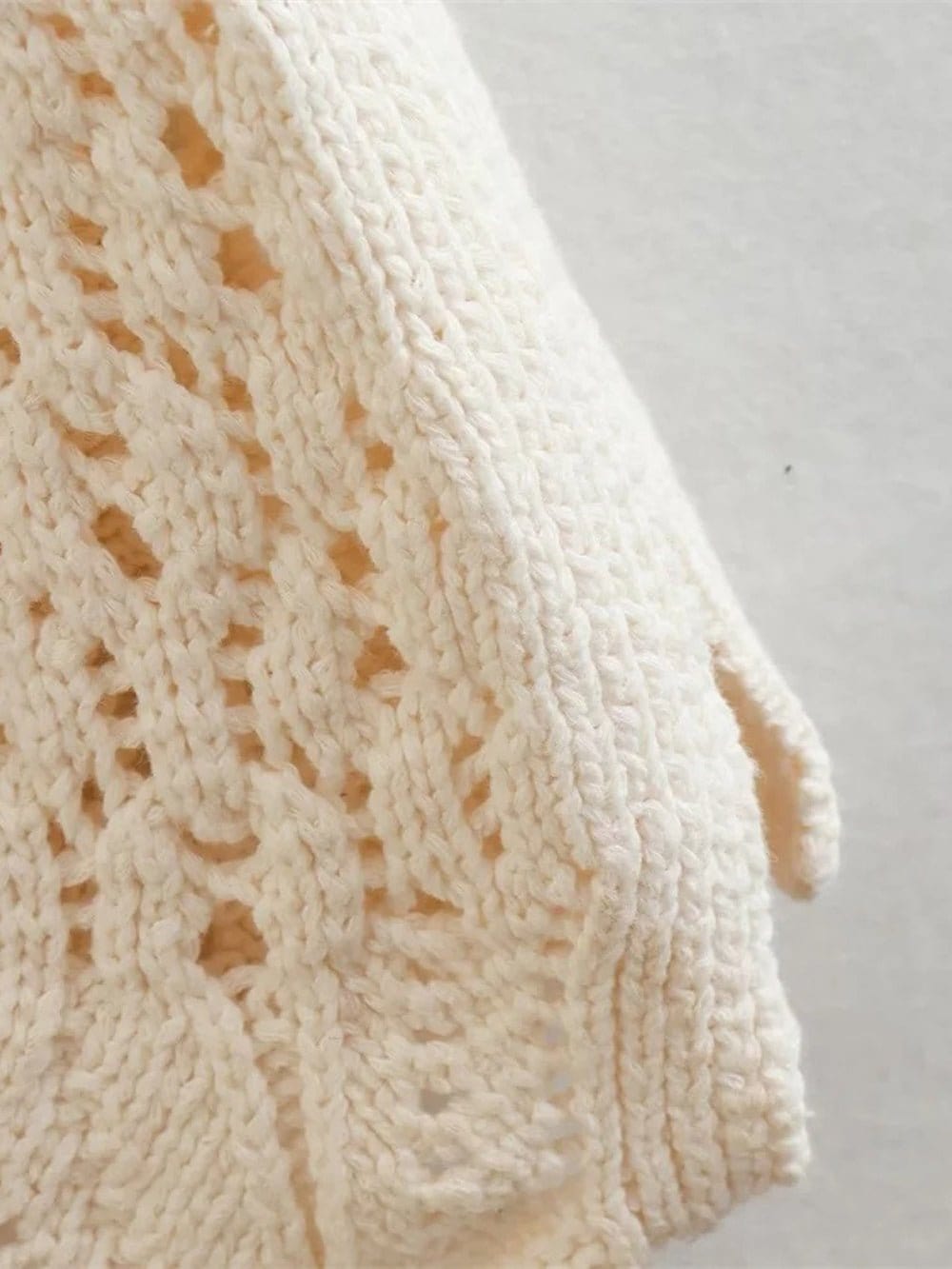 Hollow Mesh Knit - Fashionpara