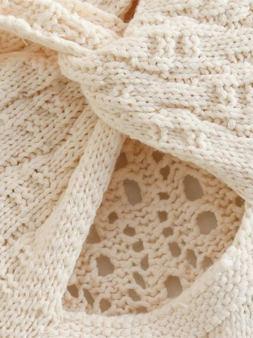 Hollow Mesh Knit - Fashionpara