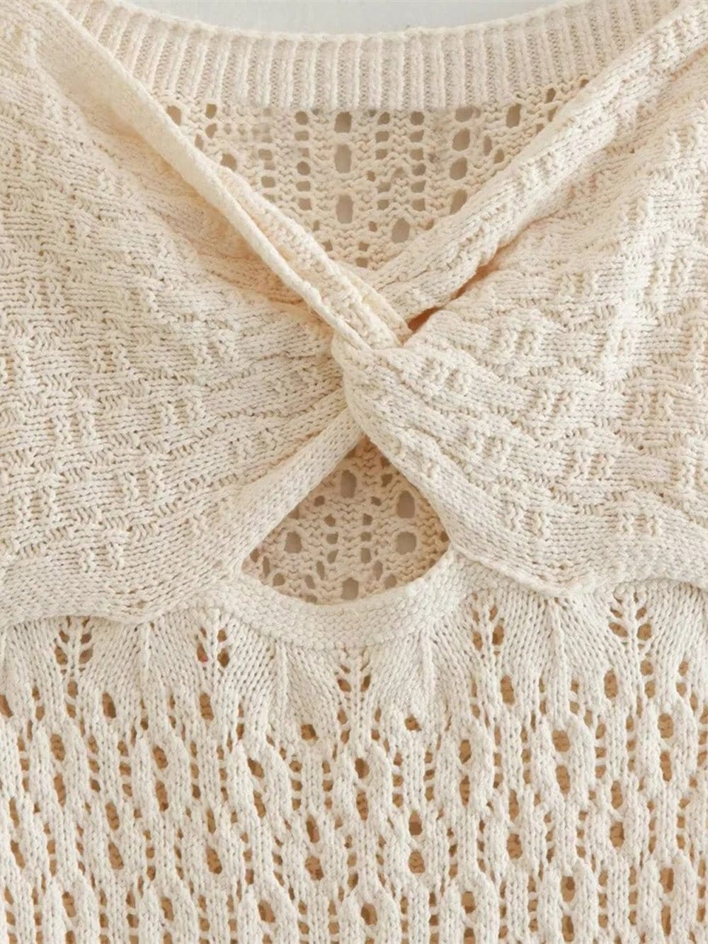 Hollow Mesh Knit - Fashionpara