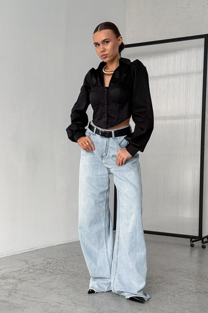 Sophisticated Poly Cotton Blouse