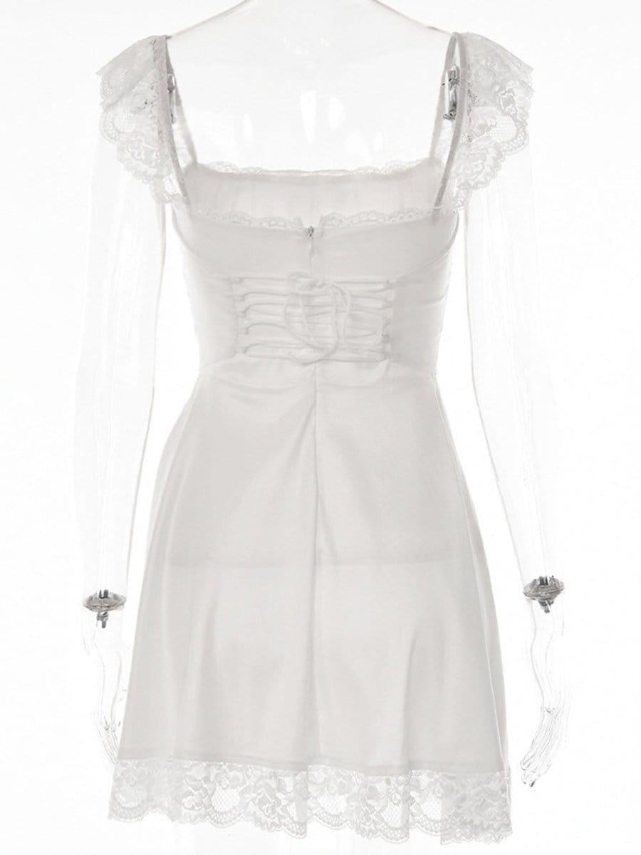 Backless Mini Dress - Fashionpara