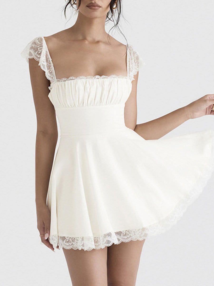 Backless Mini Dress - Fashionpara