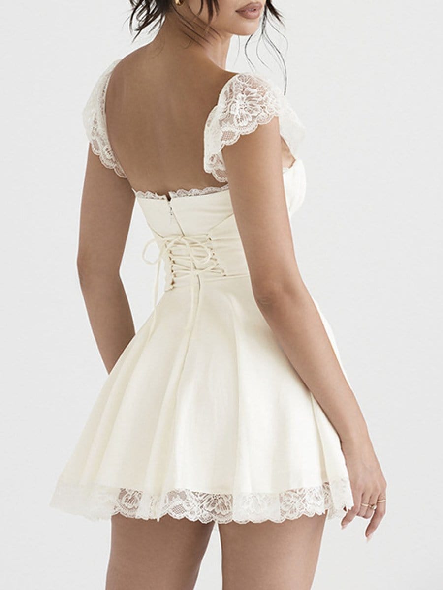 Backless Mini Dress - Fashionpara